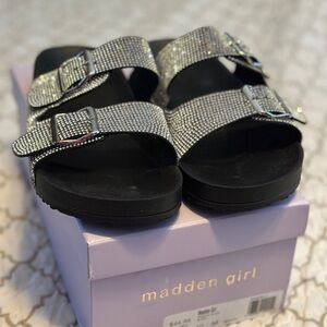 Madden Girl Rhinestone Sandals